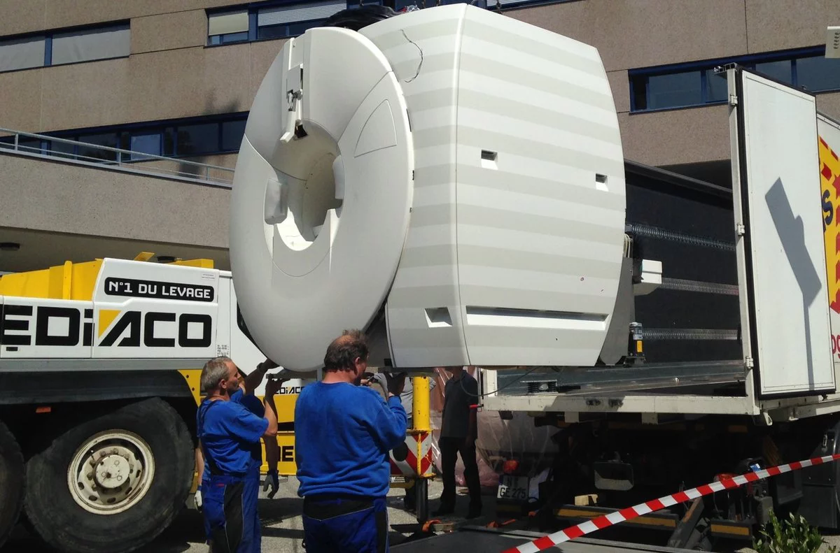 Транспортировка МРТ-аппарата